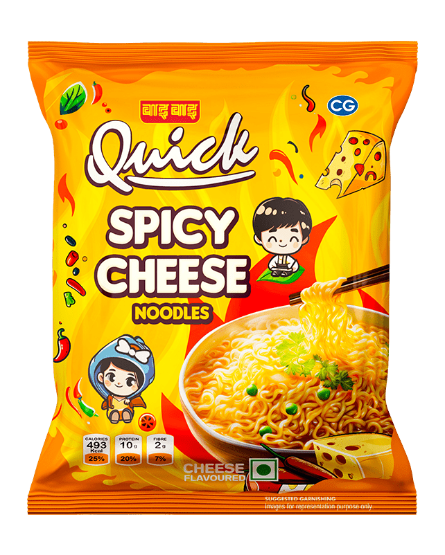 WAIWAI QUICK Spicy Cheese Noodles
