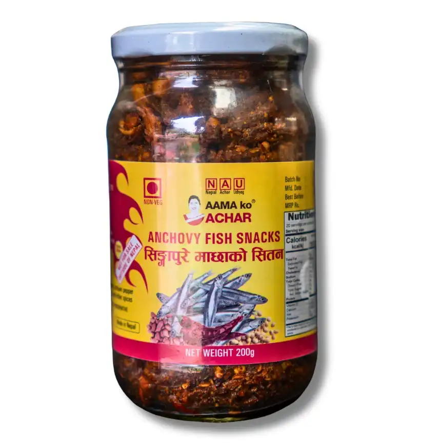 Aama ko Anchovy Fish Snacks 200gm