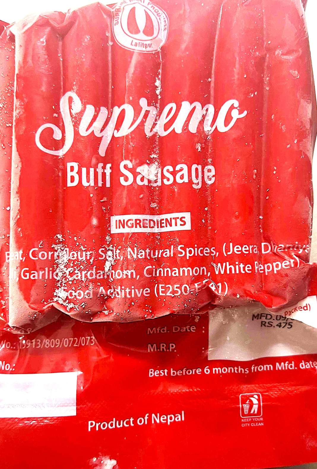 Buff Sausage premium quality-500gm