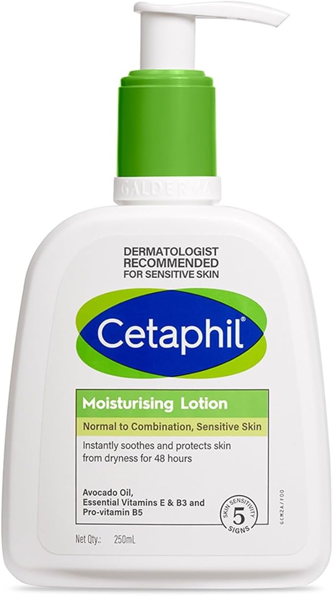 Cetaphil Moisturising Lotion for Face & Body - Hydrating Body Lotion for Dry to Normal Sensitive Skin 250ml