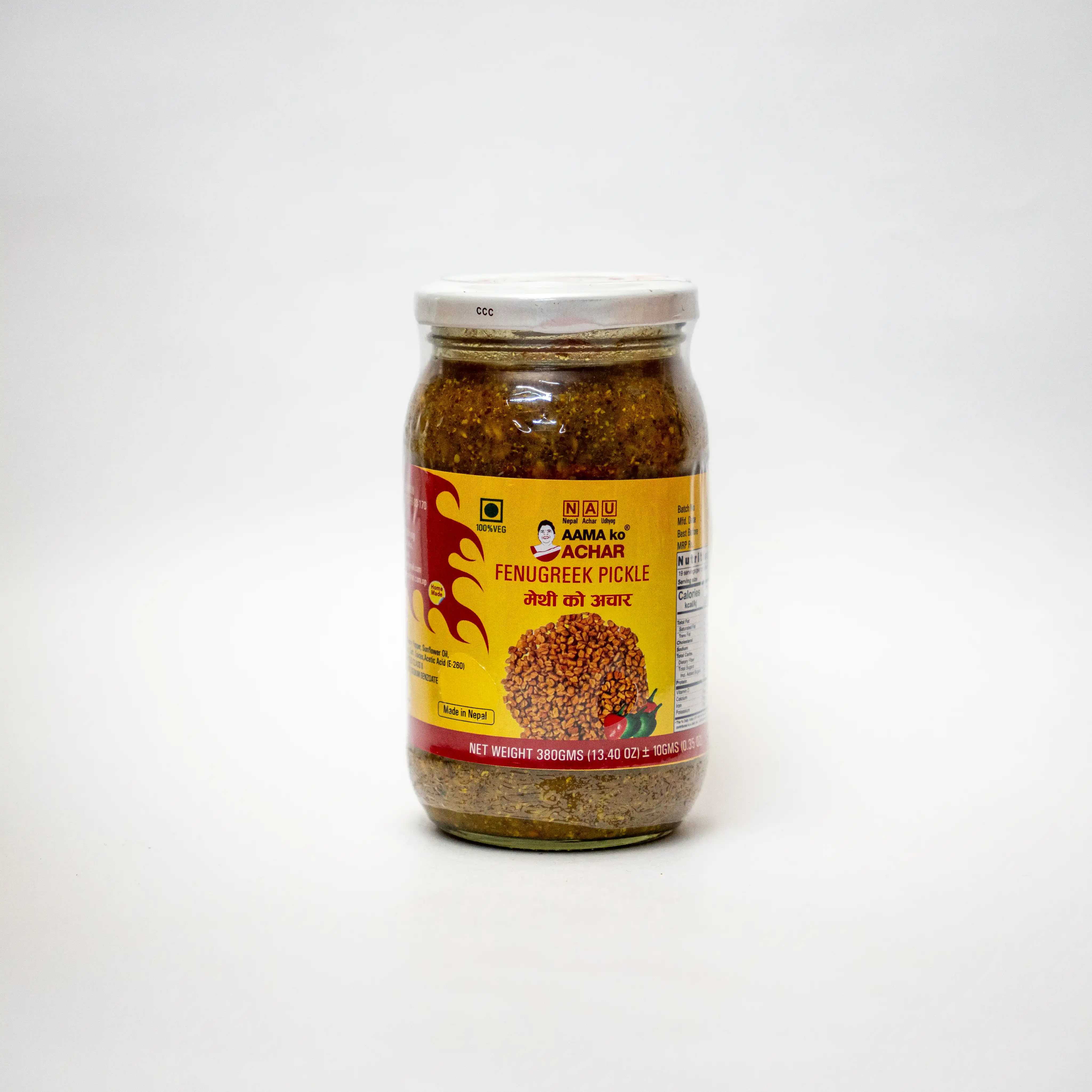 Aama ko FENUGREEK (METHI) PICKLE 380gm