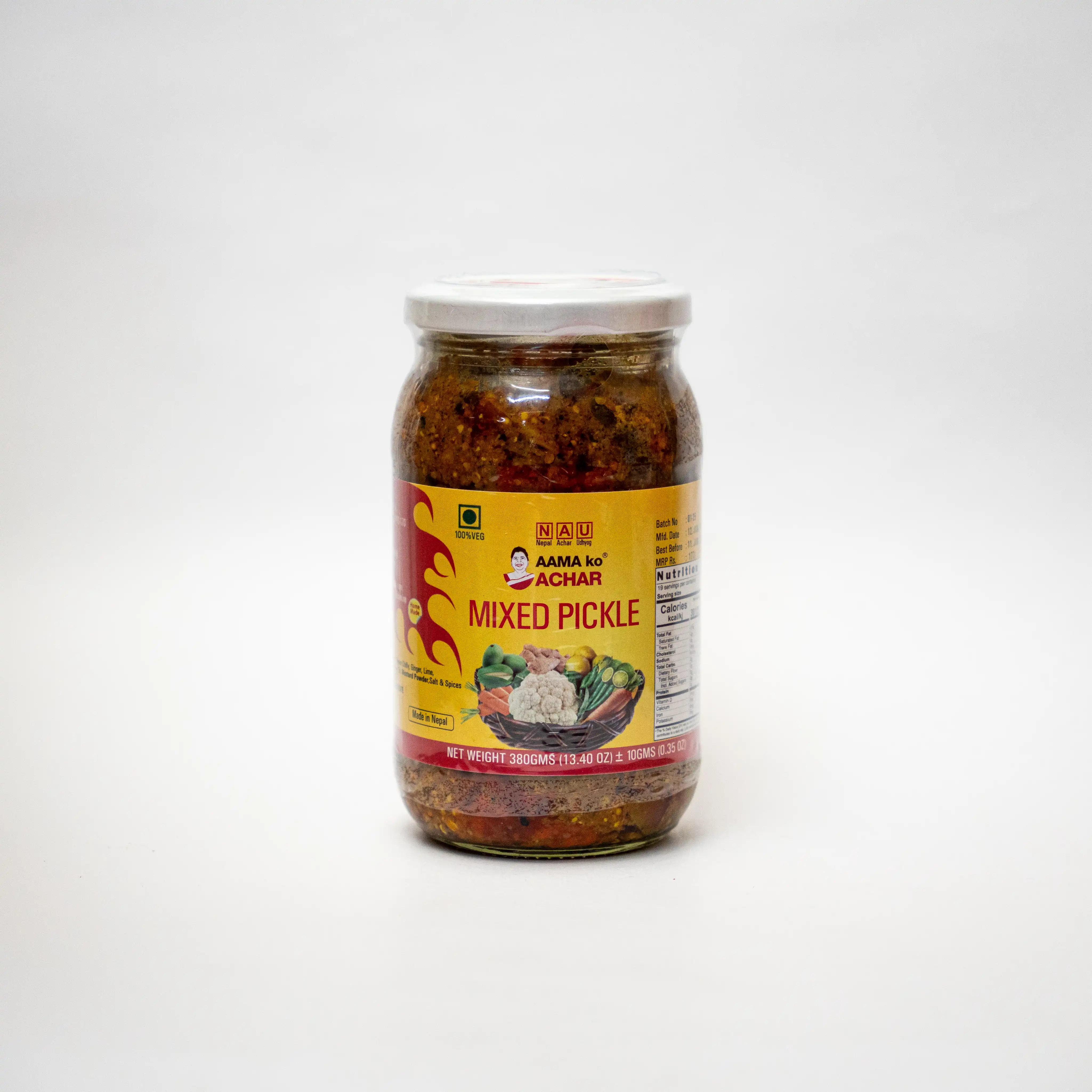 Aama ko Mixed Pickle 380gm