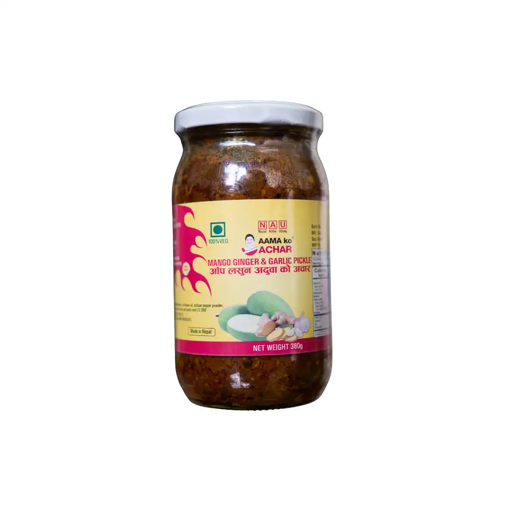 Aama ko Mango Ginger and Garlic Pickle 380gm
