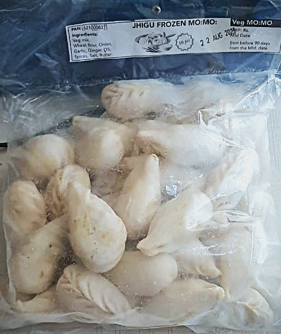 Veg Frozen Momo 5 plate (50pcs)
