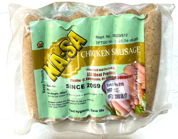 NA:SA Chicken Sausge - 180 gm