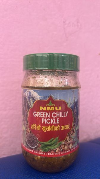 NMU Green Chilly Pickle- 400g
