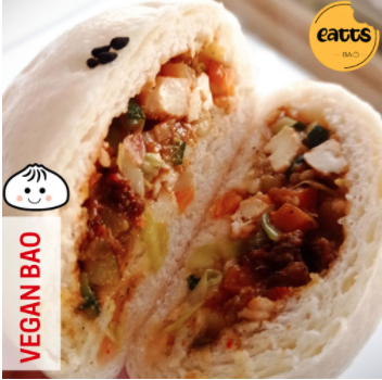  Eatts Frozen Vegan Bao 6 pack ,480 gm